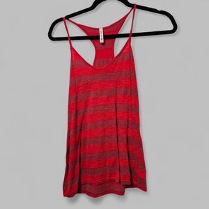 Full Tilt Red Striped Tank Top
